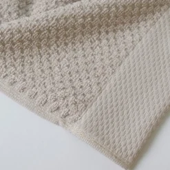 Toalla algodón 2 cabos bee wafle beige