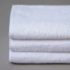 Toalla algodón cardado 400gr/m² 70x140cm blanco - Pack 3 unidades
