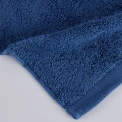 Toalla algodón 550 gr/m2 azul indigo