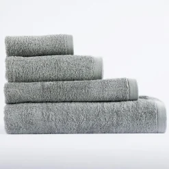 Toalla algodón 500 gr/m2 gris perla
