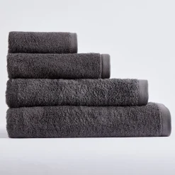 Toalla algodón 550 gr/m2 gris plomo