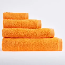 Toalla algodón 550 gr/m2 mandarina