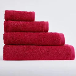 Toalla algodón 500 gr/m2 rojo