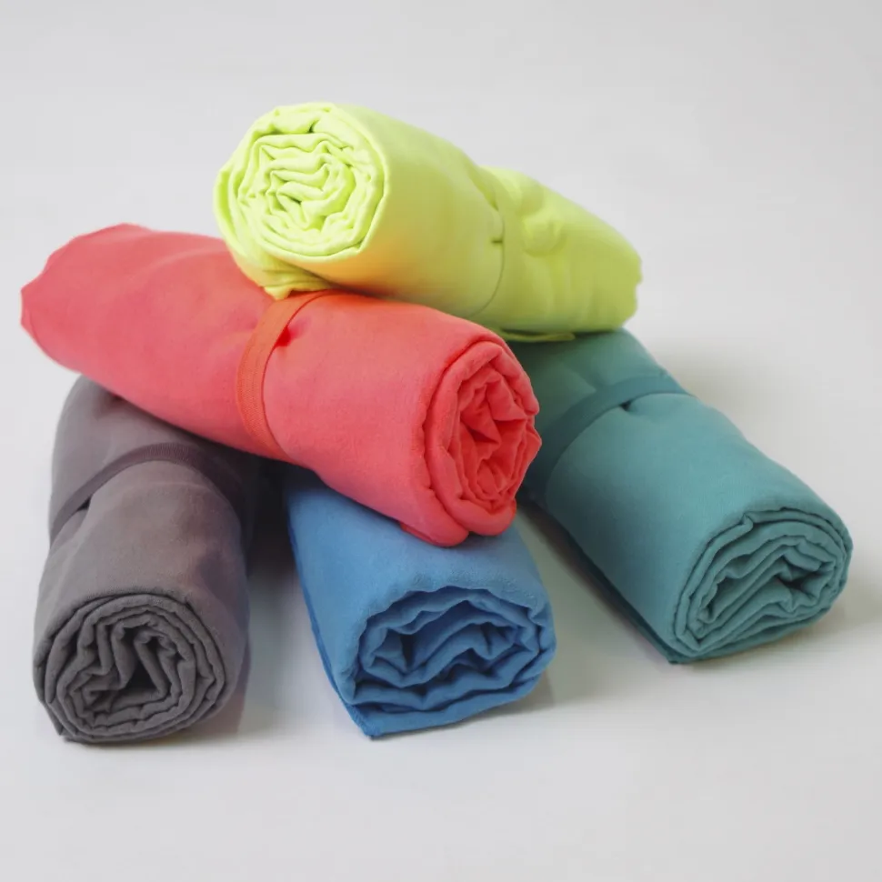 Toalla microfibra gris plomo