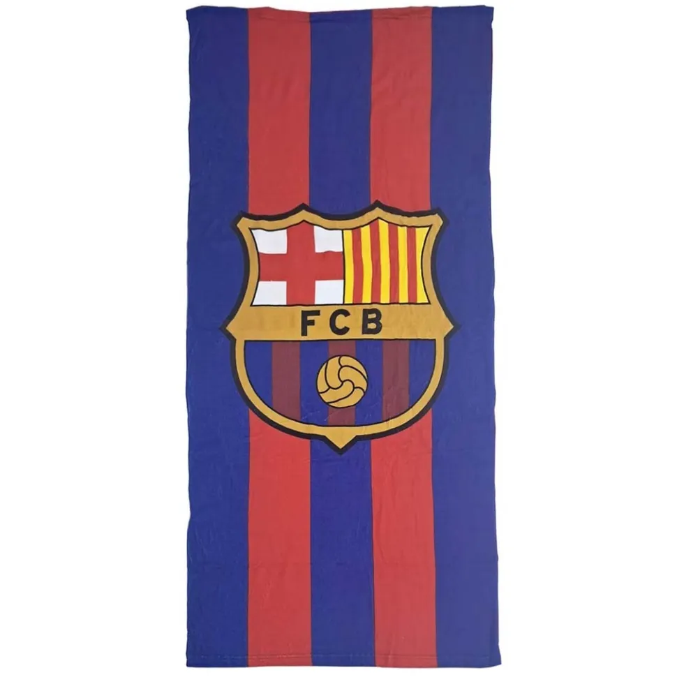 Toalla playa FC Barcelona algodón